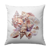 Seashell Pillow, Coastal Decor, Beach House Pillow, Ocean Theme Cushion, Nautical Pillow, Home Decor Pillow, Decorative Pillow - Tawshia